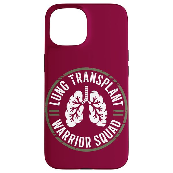Lung Transplant Warrior Case for iPhone 15