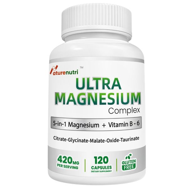 Magnesium Complex Glycinate Malate Citrate Taurinate Oxide Magnesium Supplement 