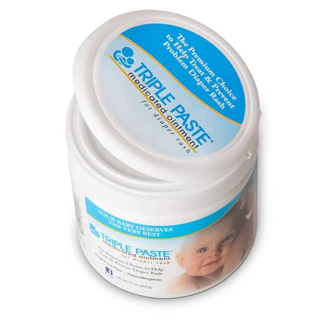Triple Paste Medicated Ointment for Diaper Rash, 16-Ounce