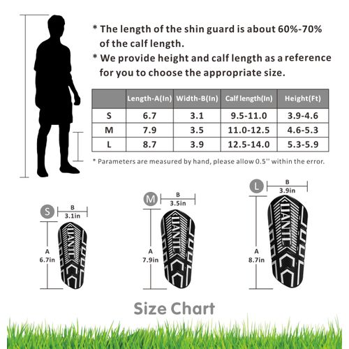 Uantc Soccer Shin Guards - Shin Guards Soccer Youths 2 Pairs - Kids Soccer Shin Guards Cushion Protection Reduce Shocks and Injuries - Shin Guards for Soccer Kids/Adults/Girls/Boys Blackwhite M