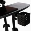 YIPONYT Tattoo Workstation, Double-Top Tattoo Arm Rest Stand Table, Portable and Adjustable Large Tattoo Tray Mobile Workstation