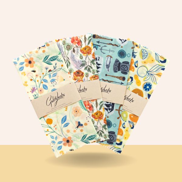 Beeswax Food Wraps: Medium Bundle