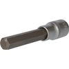 BRILLIANT TOOLS BT022876 1/2 Inch Hex Socket Bit Socket, 100 mm Long, 12 mm [Powered by KS Tools]
