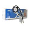 ABAC G-811TI 5-Piece Tyre Inflator Kit, 60 mm Diameter Tyre Inflator + Spiral Hose + 3 Nozzle Attachments