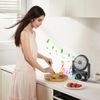 Portable Fan Adjustable Tilt/Speed Rechargeable W/ Bluetooth Speaker MP3 Player