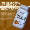 Zinc  25mg Gluconate - Zinc Supplements for Men - Immune Support  - 60 Tablets