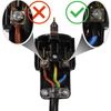 Afeld Elektro Wire End Ferrules 1.50 mm² Black Insulated Sleeve Length 18 mm Total Length 25.2 mm Pack of 100 for Fine and Fine-Wire Conductors
