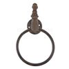 Faucet Spigot Towel Ring Hanger Rustic Cast Iron Antique Style Wall Mounted
