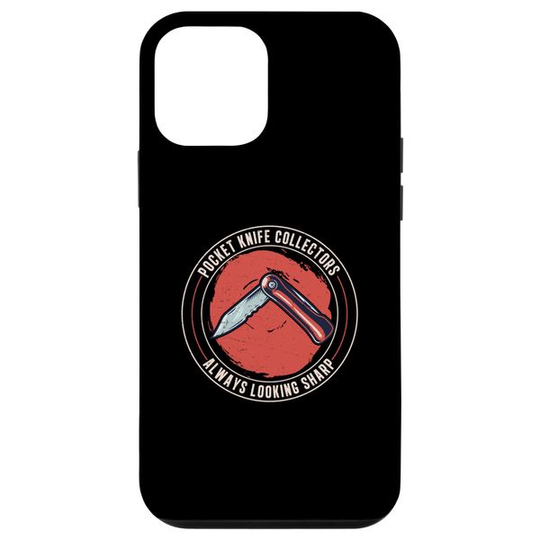 iPhone 12 mini pocket knife collector always looking sharp funny phone case