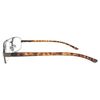 Incredible Bargains The Lincoln Rectangular Reading Glasses, Rectangle Metal Frame Readers for Men + 3.00 Tortoise