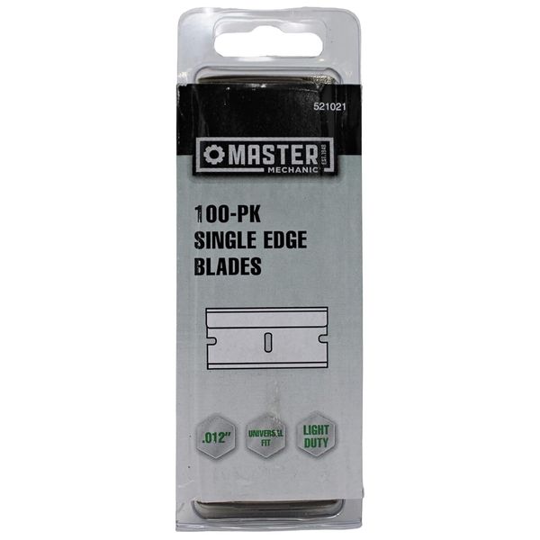 100-Pack Standard .012-Inch Single-Edge Razor Blades