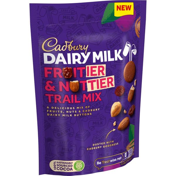 Cadbury Dairy Milk Fruitier And Nuttier Trail Mix, 100g