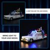 YEABRICKS LED Light for -10274 Creator Expert Ghostbusters ECTO-1 Building Blocks Model (Building Set NOT Included)