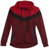 Red Fox Tech Fleece Color Block Top Womens Style : St7008-BU