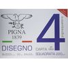 Pigna Pignaquattro Block 4 Corners Smooth Square Paper, 24 x 33 cm, Multicolor
