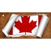 Canada Flag Scroll Novelty Aluminum Key Chain KC-9327