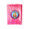 PINK 8" Boba Bubble Tea Straws by Buddha Bubbles Boba 50 Count