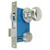 Maxtech Left Hand Reverse Satin Chrome Double Cylinder Iron Gate Mortise Lockset