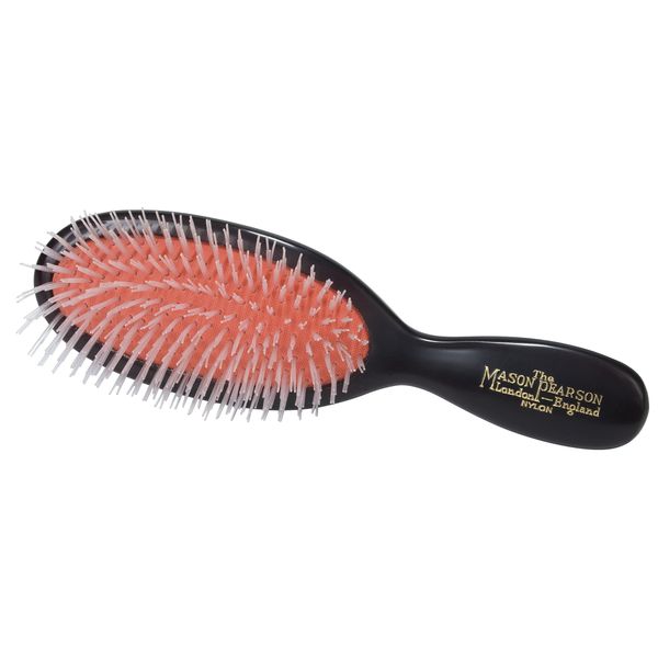Mason Pearson N4 Nylon Pocket Hair Brush - Dark Ruby