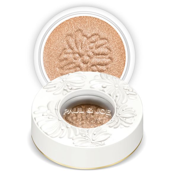 Paul & Joe Sparkling Eye Shadow, Iridescent Eye Glitter with a Buildable Pop of Color, Smooth & Hydrating Gel-Base Eye Makeup with a Dewy Effect, Maroon-Tinged Brown, 04 Candied Chestnut, 0.21 oz