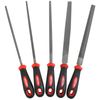 Dekton 5pc Engineers File Rasp Set 200mm Soft Grip Filing Flat Triangle Round Square