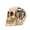 Bellaa 21329 Robot Skull Skeleton Sculpture Figure 5 inch