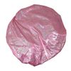 Holographic Extra Jumbo Nightcap Twinkle Deluxe Luxury Wide Band Sleep Cap Bonnet Hat for Hair Pink