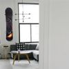 Snowboard storage rack wall mount (100% Steel) (Black)
