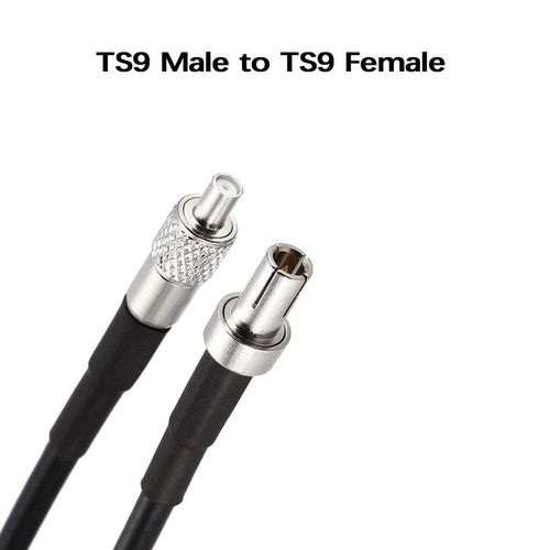 CORONIR 33ft Cable TS9 Male to TS9 Female RF Coaxial Extension Cable RG174 Jumper Cabl