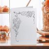 Large (A4) 'Grape Vines' Blank Greeting Card (GC00018892)