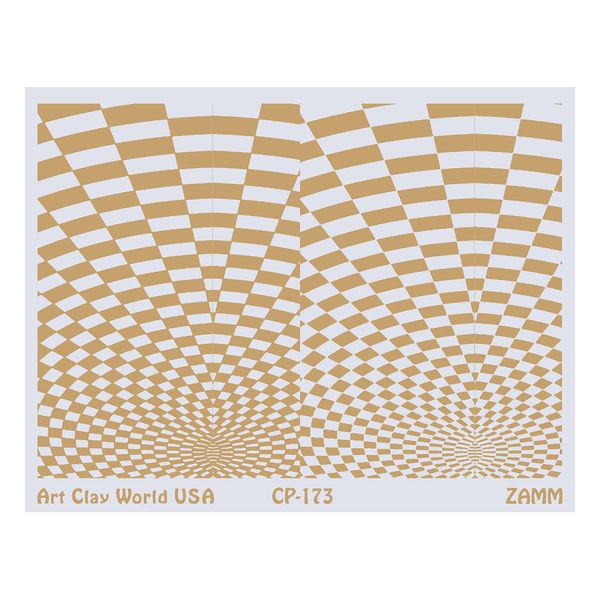Low Relief Texture Plate Zamm Design - 1 Pc.