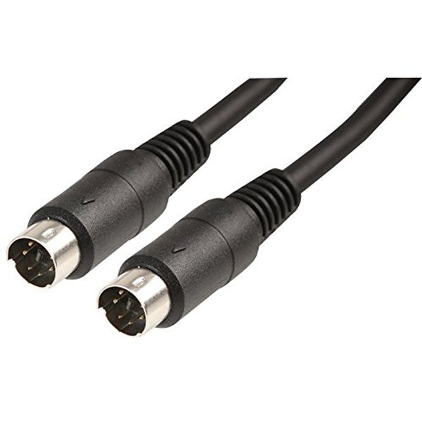 6 PIN Mini DIN Plug to Plug, 3M, Audio & Video Cable Assemblies Qty X 1