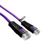 rhinocables X-Over Cat5e Ethernet Cable, RJ45 Cable, Twisted Pair Crossover Cable Network LAN Cat5 Patch Lead, Coloured Internet Cable (5m, Violet)