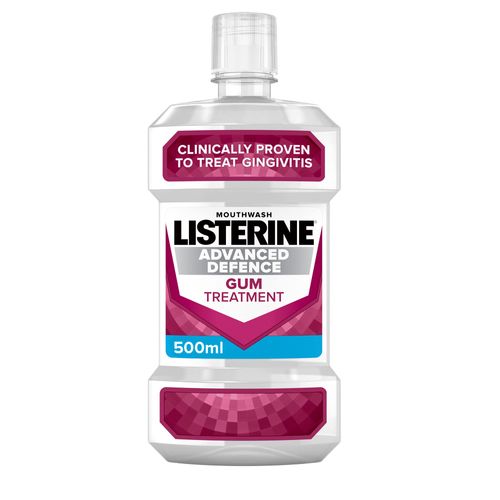 Listerine Advanced Defence Gum Treatment Mouthwash, 500 ml