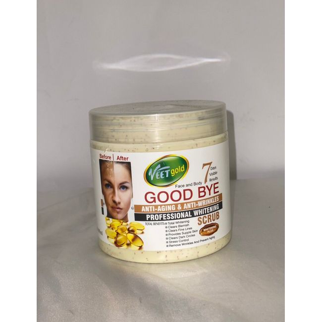 Veet Gold Retinol Pure Whitening Face And Body Scrub