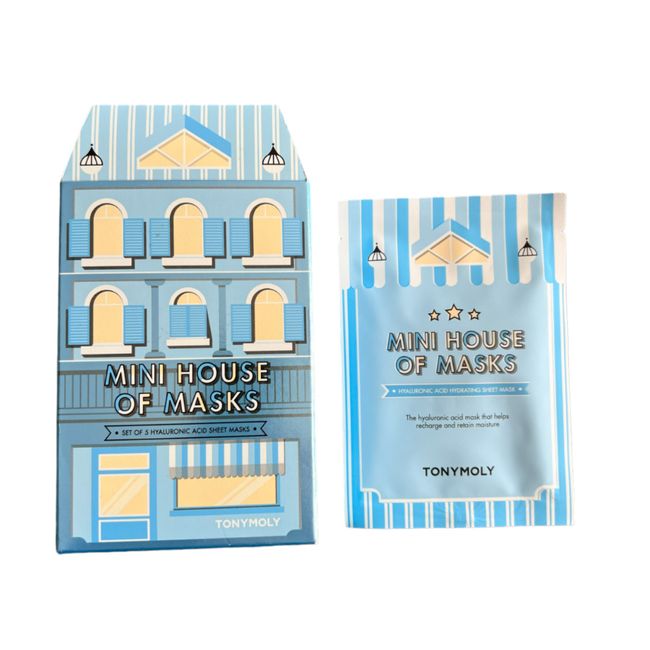 Tony Moly Mini House Set Of 5 Hyaluronic Acid Sheets