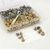 440Pcs Threaded Inserts Bolt Set M2.5 M3 Heat Set Insert Brass Nut with Bolt for 3D Printed Plastic Parts
