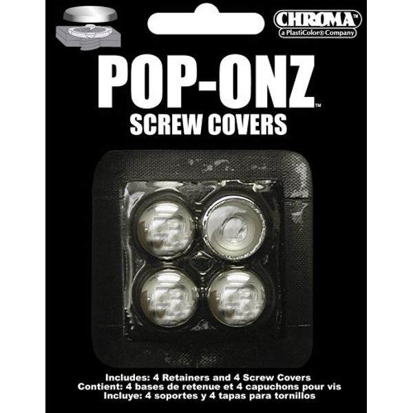 Chrome Screw Cap Covers