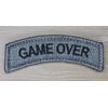GAME OVER NAME TAG ROCKER ARC TAB HOOK ACU DARK TACTICAL MORALE PATCH