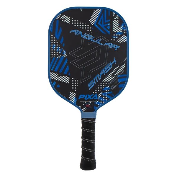 T-300 Carbon Fiber Pickleball Paddle; PIXA Angular Smash,16mm Racket/Racquet, Beginner/Intermediate, Performance Grip; High Grit, Friction Surface; Power/Control; Great Gift!