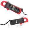 Digital Clamp Multimeter, 400A AC Current 600V AC&DC Voltage LCD Clamp Meter 4000 Counts True-RMS Diode Tester, for Capacitance, Continuity, Resistance, Frequency(Red)