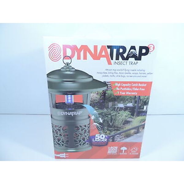 Dynamic Dyna Trap Insect Trap Outdoor DT1120-GR20 Green 1/2 Acre Coverage New