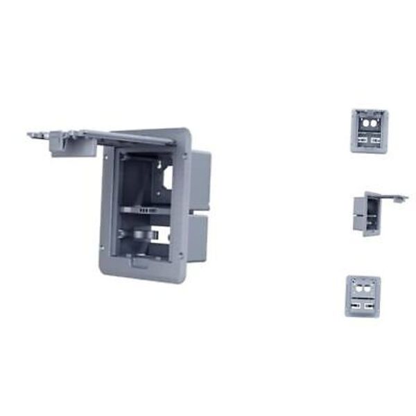 DOC320G Outdoor Comforts In-Use Weatherproof 1 Gang Gray Outlet Cover