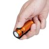Olight Baton 4 Orange Premium Rechargeable Flashlight & Charging Case, 1300 Lum
