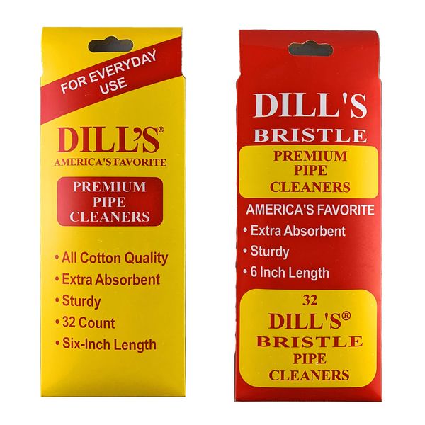 Dill's Premium Pipe Cleaners Combo - Bristle and Regular