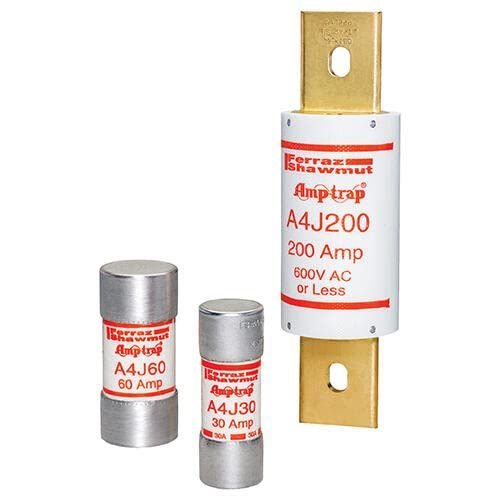 Mersen Electrical Power A4J100 - A4J100, 100A, 600V AC, 300V DC, Fast Acting, Blade Fuse