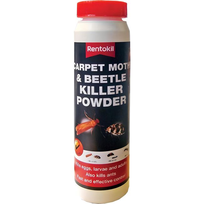 AMK® Rentokil Carpet Beetle & Moth Killer Powder 150g Easy To Use For Home Indoors Kill Fast Effective Pest Control