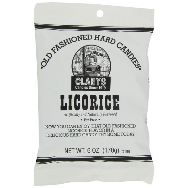 Claeys Licorice Hard Candy 6 Oz No 671