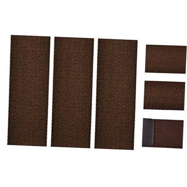 DS-ENTRY-ST-9X32-BROWN-SET3 Stair Tread, Set of 3, Premium Brown Black