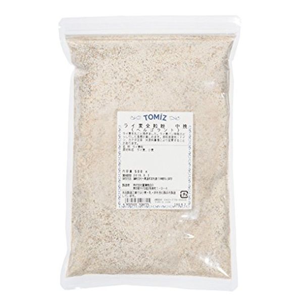 Rye Whole Grain Flour Medium Grind (Torigoe Flour) / 17.6 oz (500 g) Tomisawa Shoten Other Rye Flour